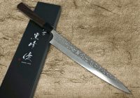 Yu Kurosaki R2(SG2) Hammered SHIZUKU WA RS8P Japanese Chef's Petty Knife