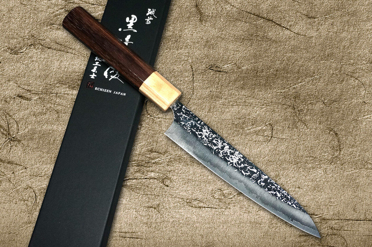 Yu Kurosaki R2(SG2) Hammered SHIZUKU WA RS8P Japanese Chef's Petty Knife