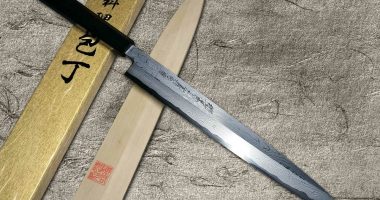 Yoshihiro Aogami No.1 Damascus Suminagashi B1SN-E